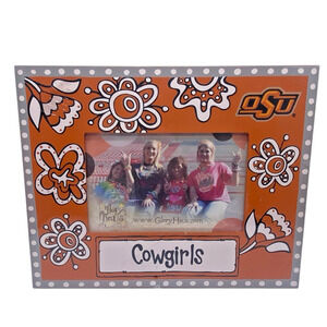 OSU Cowgirls Photo Frame Picture NEW Sealed Oklahoma State Cowboys Orange 5x7